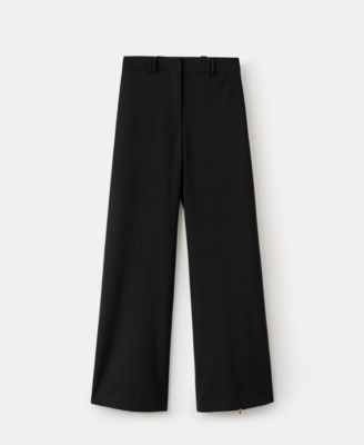 Women's Zipped Straight Pants