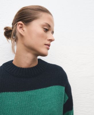 Women's Knit Striped Sweater