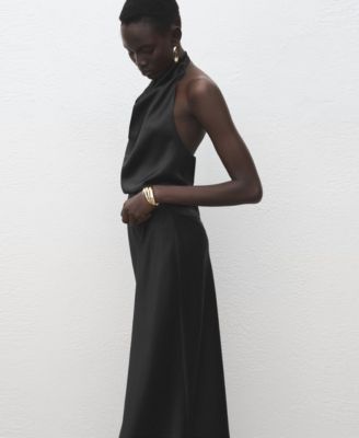 Women's Satin Long Skirt