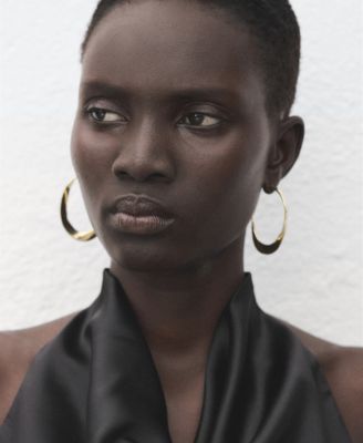 Women's Draped Neck Satin Top