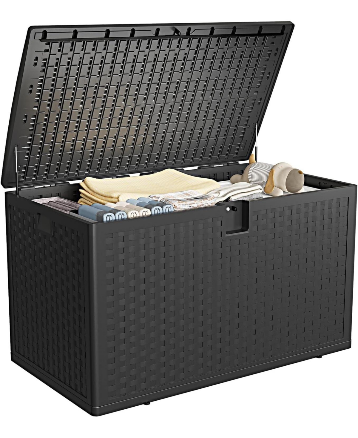 gaomon Outdoor 120-Gallon Waterproof Lockable Storage Box – Durable Deck Organizer for Packages, Patio Furniture & Garden Tools