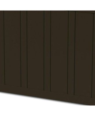 Outdoor Backyard Patio Storage Deck Box, 71 Gallon, Brown