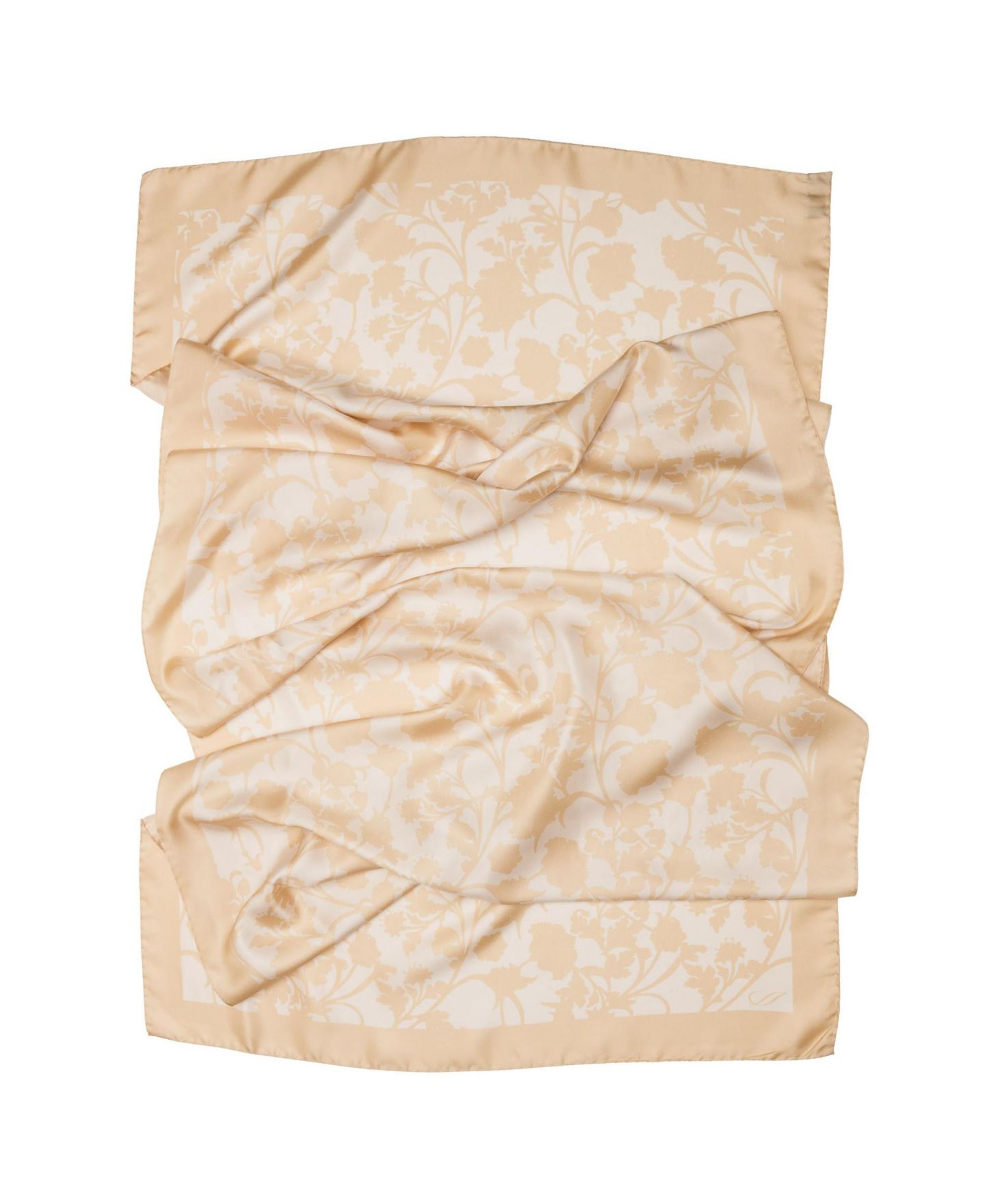 Женский шарф Elizabetta Regina - Silk Scarf Shawl for Women, цвет: Золотой — фото 3