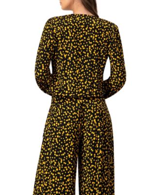 Women's Polka Dot Straight Blouse