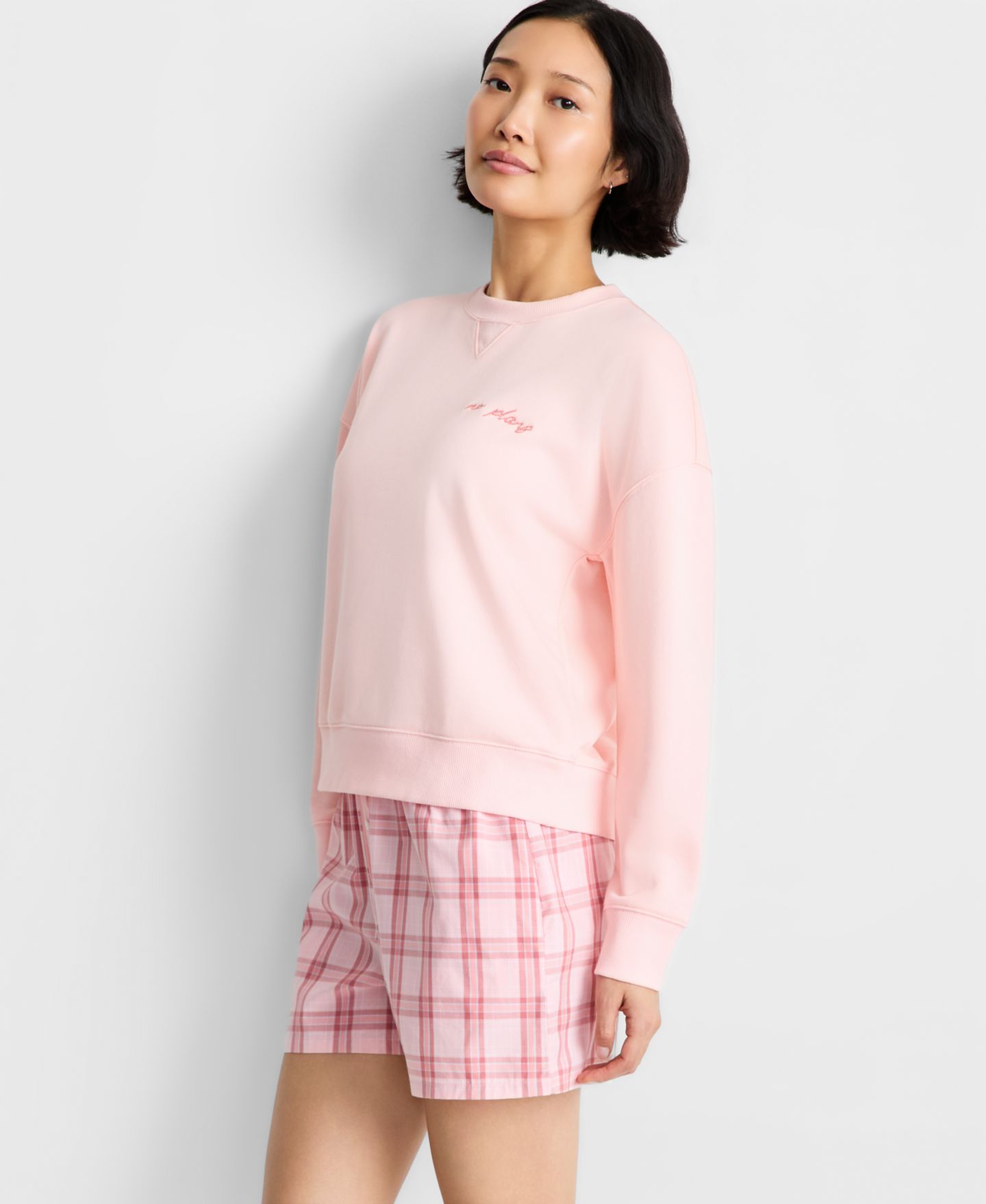 Женские толстовки State of Day French Terry Graphic Crewneck, цвет: Кремовый — фото 6
