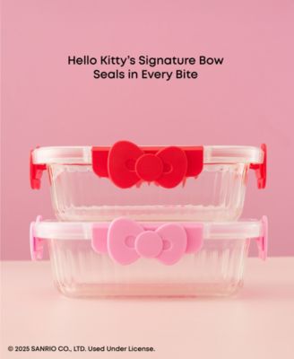 Hello Kitty Fluted Food Storage Containers, Set of 2