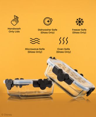 Disney Mickey  Minnie Food Storage Containers, Set of 2