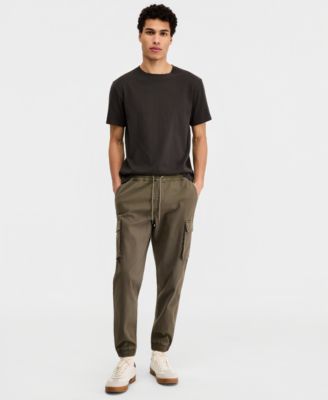Men's Garment-Dyed Cargo Jogger Pants