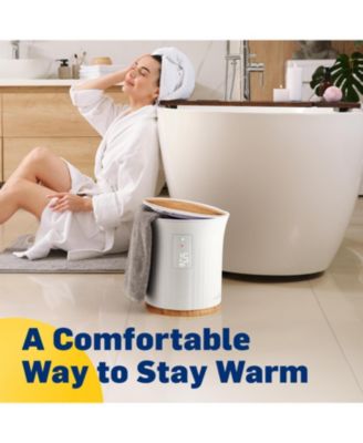 Towel Warmer Bucket Style Heater w/LED Display 40" x 70" Towel