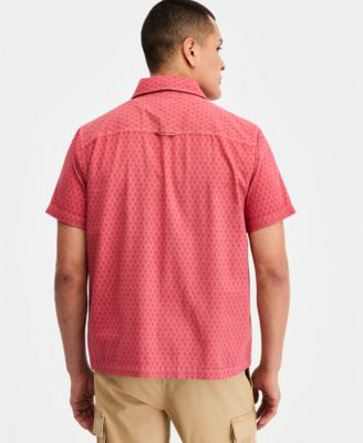 Men's Catfish Textured Short-Sleeve Shirt