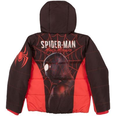 Boys Marvel Spider-Man Graphic Print Winter Jacket