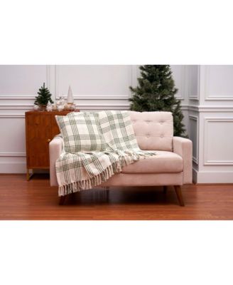 Red Tartan Plaid Throw Blanket