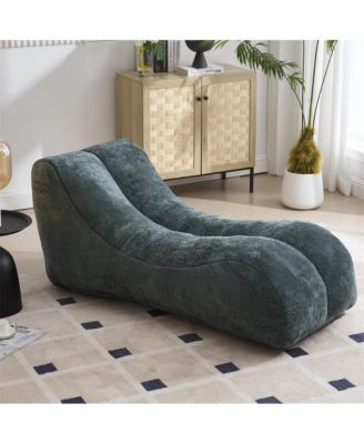 Creative Bean Bag Sofa Chair High-Resilience Sponge Filled Lounger for Living Room & Bedroom