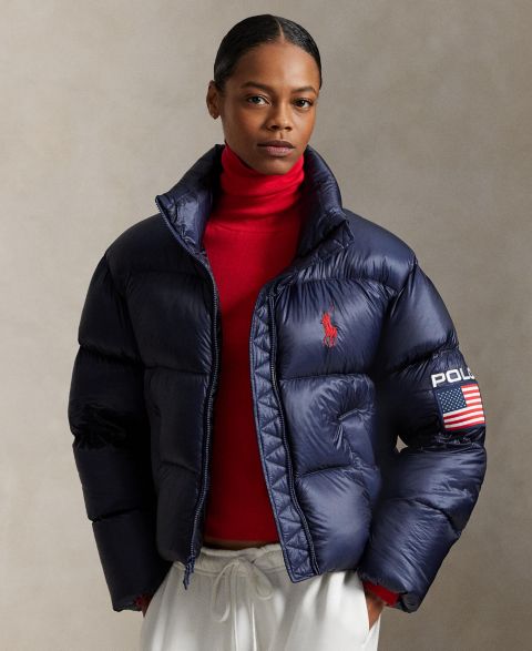 Женские куртки Polo Ralph Lauren Women's Flag Mid-Weight Down Puffer Jacket