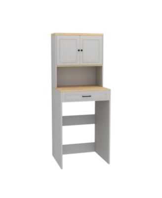  Over the Washer and Dryer Storage Cabinet - Antique White