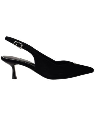 Women's Yannick Embellished Kitten Heel Slingback Pumps