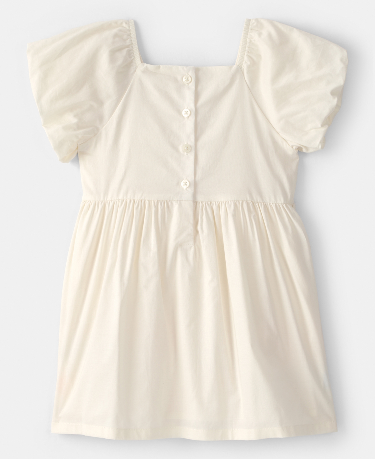 Carter's Girls' Toddler 2T-5T Puff-Sleeve Floral Dress