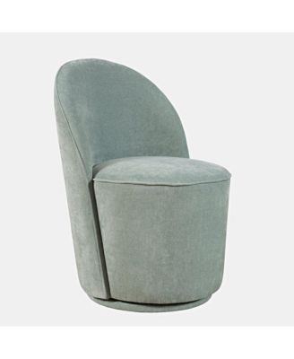 Landon Mid-Century Modern Upholstered Swivel Dining Chair (Set of 2