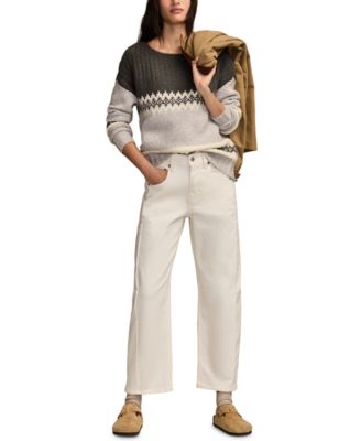 Women's Fair Isle Long-Sleeve Sweater