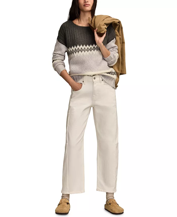 Women's Fair Isle Long-Sleeve Sweater - thumbnail 2