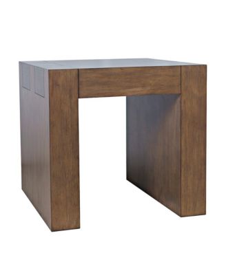Taos Modern Rustic Square Dovetailed End Table