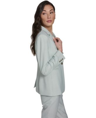 Women's Slim Fit Tonal Stripe Blazer