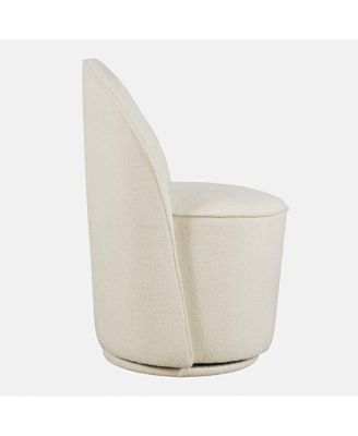 Landon Mid-Century Modern Upholstered Swivel Dining Chair (Set of 2