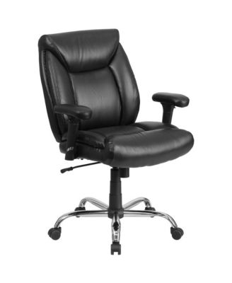 400 lb. Big & Tall Mid-Back Deep Tufted Ergonomic Task Office Chair & Arms