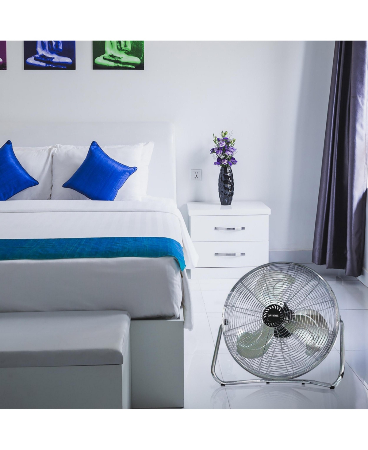 Optimus 18" Industrial Grade 3-Speed High-Velocity Fan