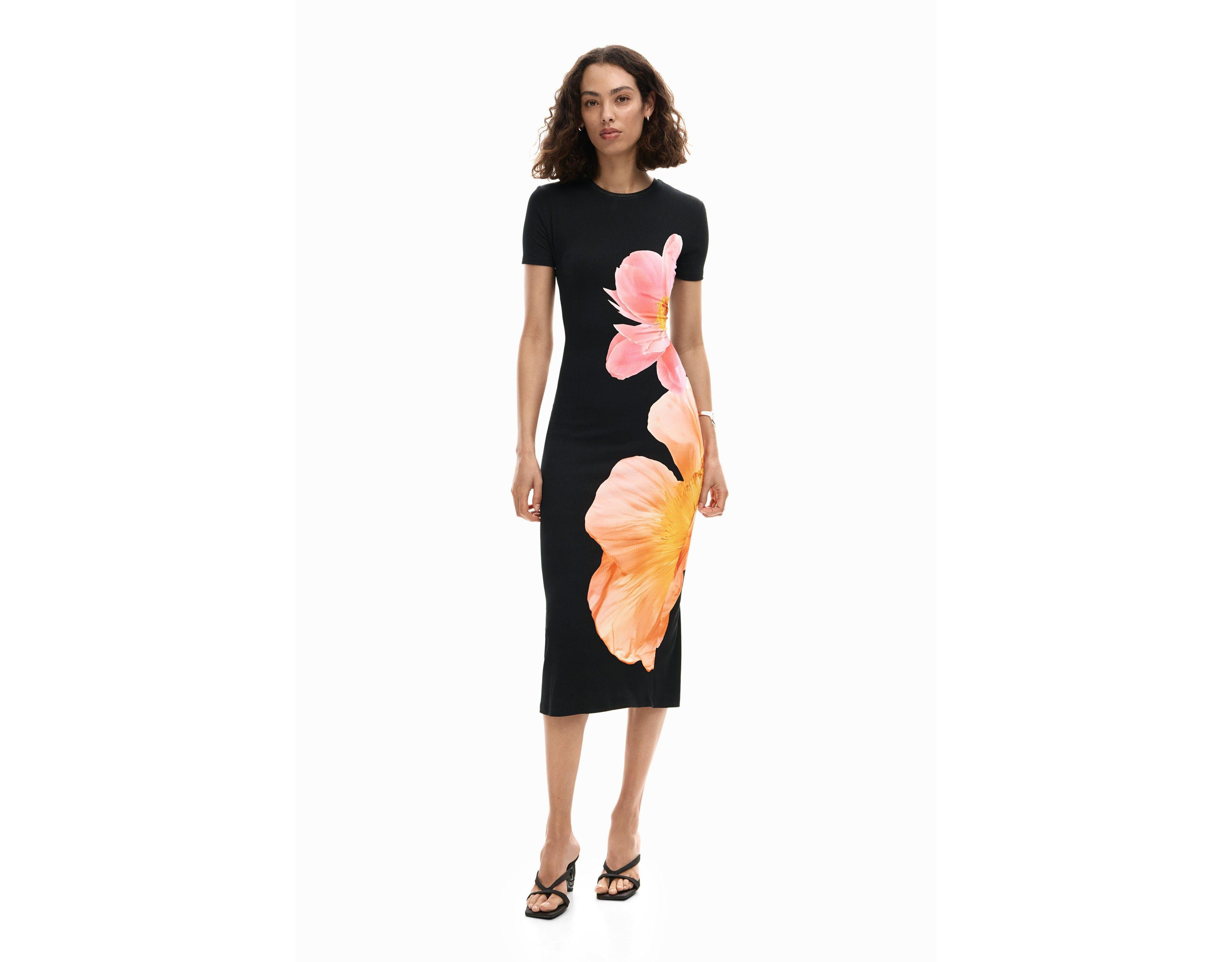 Desigual Women's Long floral dress