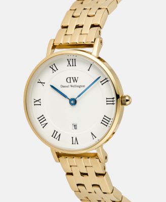 Women's Date Gold-Tone Stainless Steel Watch, 28mm