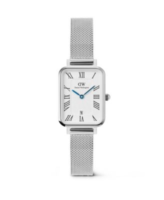 Women's Date Silver-Tone Stainless Steel Watch, 26 mm