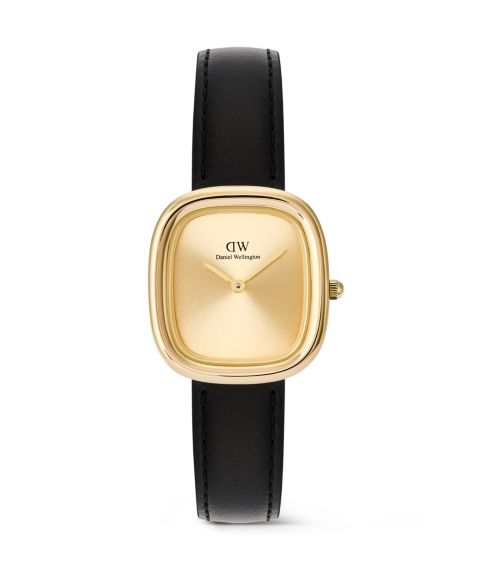 Женские часы Daniel Wellington Analog Black Leather, 26 mm