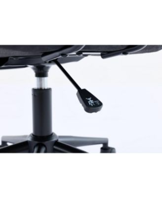 Antique PU Leather Office Chair with High Backrest & Swivel