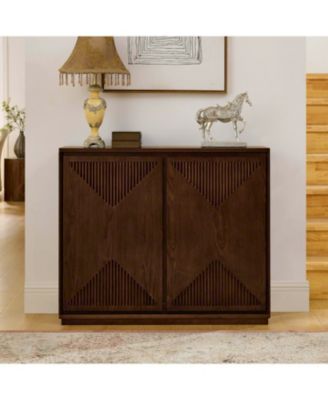 Mid Century Modern V-Shape Storage Cabinet