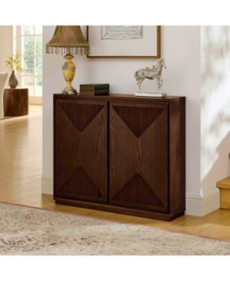 Mid Century Modern V-Shape Storage Cabinet