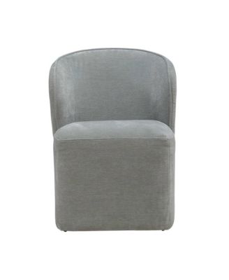 Liberty Furniture Accent Dining Chair with Castors - Rounded Arm - Sapphire Upholstry