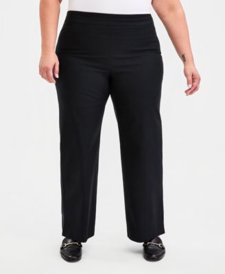 Plus Size Wide-Leg Pants