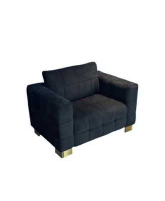Plush Polyester Sofa: Soft, Spring Seat, Easy Clean