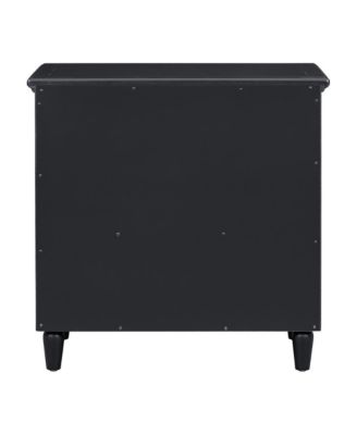 Nightstand with 3 Drawers Modern Bedside Table with Smooth Gliding Rails & Metal Handle