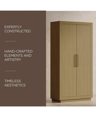 Uma Contemporary Wooden Cabinet in Refined Grey Finish