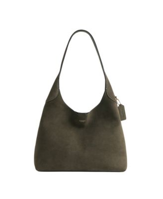 Brooklyn Large Suede Shoulder Bag 34