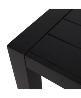 Modern Aluminum Slat Outdoor Dining Table