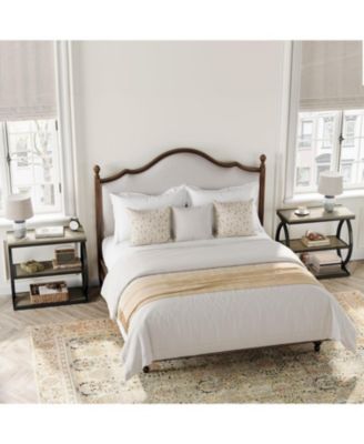 End Table, Narrow 3-Tier End Table for Living Room, Industrial Wooden Side Table with Metal Frame