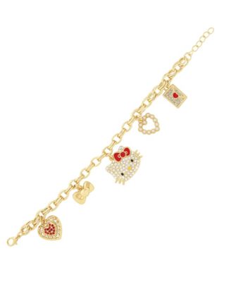 Crystal Charm Bracelet with Iconic Charms