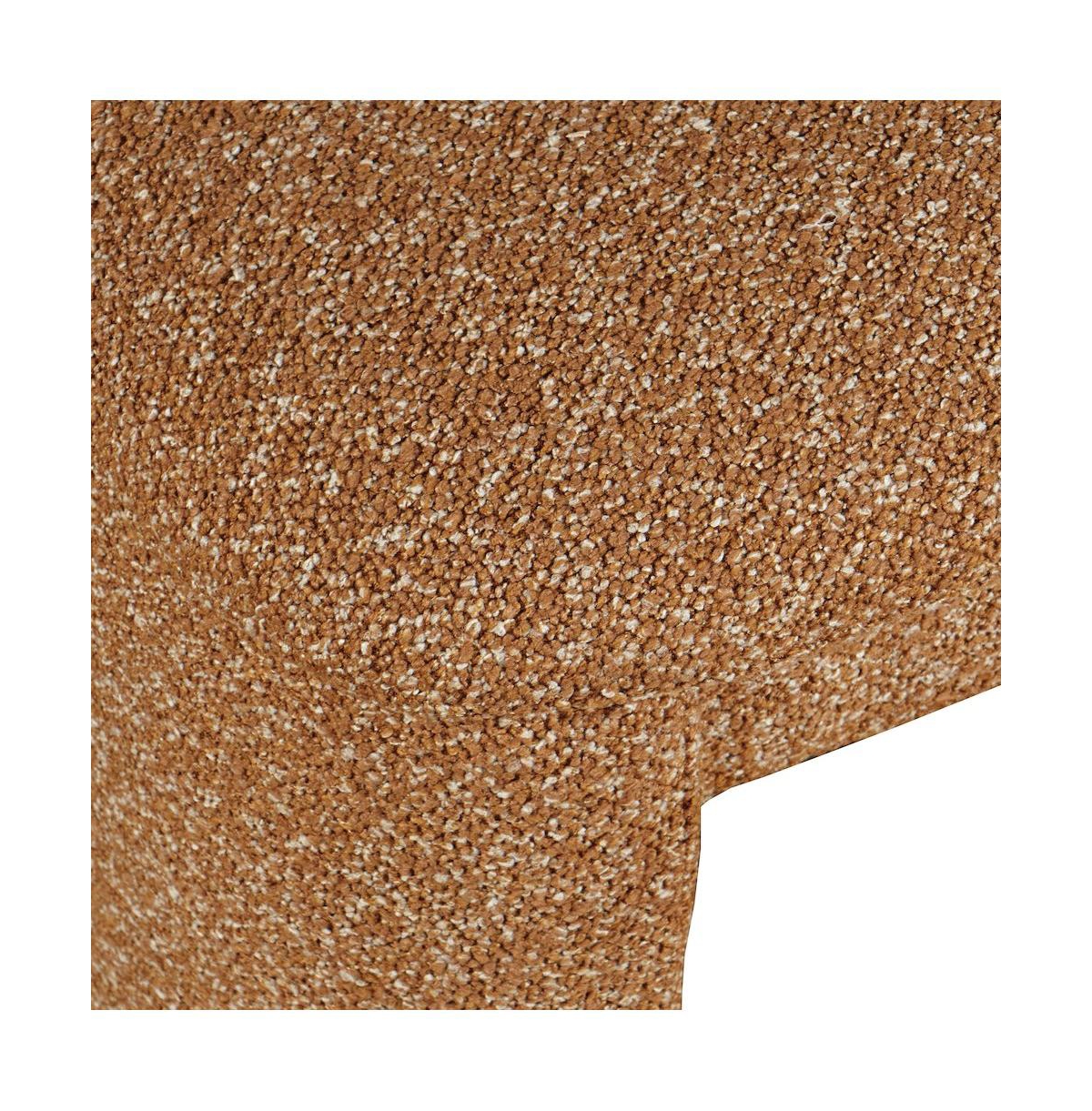 Jofran Breck Mid-Century Modern Curved Upholstered Dining Chair