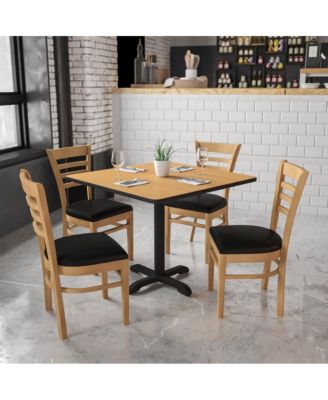 Ladder Back Wooden Restaurant Dining Chair