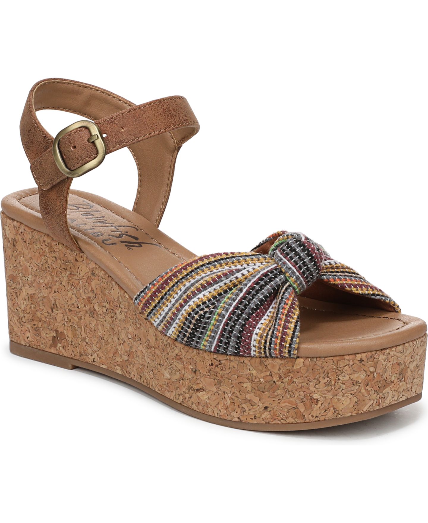 Женские сандалии Blowfish Malibu Adore Strappy, цвет: Коричневый разноцветный — фото 1