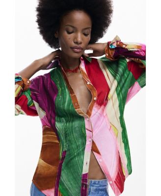 Women's Fitted printed shirt