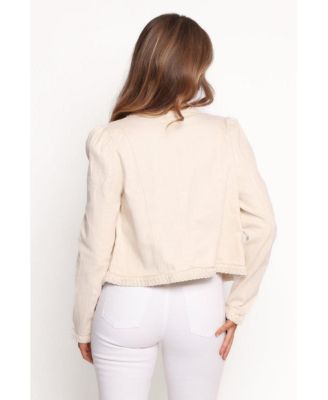 Women's Braided Trim Crop Jacket